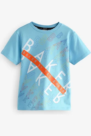 Ted Baker Blue Graphic 100% Cotton T-Shirt7 lat (122 cm)