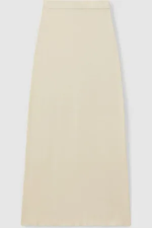 Anna Quan Knitted Cotton Midi Skirt36