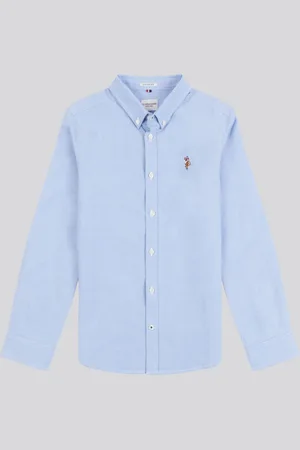 U.S. Polo Assn. U. S. Polo Assn. Boys Peached Oxford Shirt12