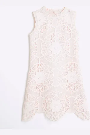River Island Girls Pink Lace Shift Dress12 lat (152 cm)