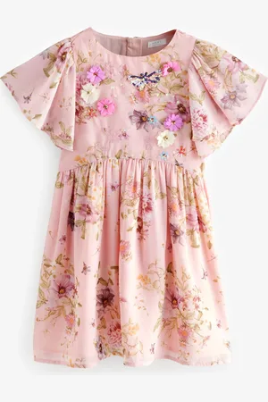Next Angel Sleeve Embellished Dress (3-16yrs)14 lat (164 cm)
