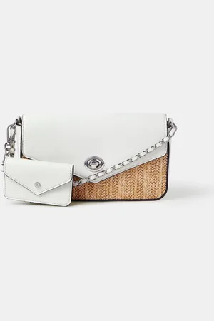 Accessorize Raffia Cross-Body Bag And WalletJeden