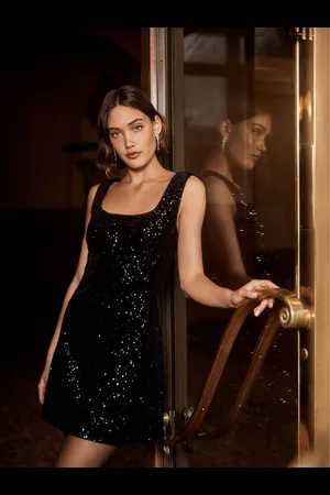 Forever New Katie Sequin Mini Dress42