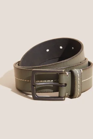 White Stuff Leather Stitch BeltS-M