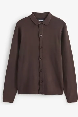 Threadbare Knitted Button Through Long Sleeve CardiganXL