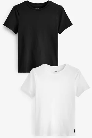 Ralph Lauren Crew Logo 100% Cotton T-Shirts 2 PackM