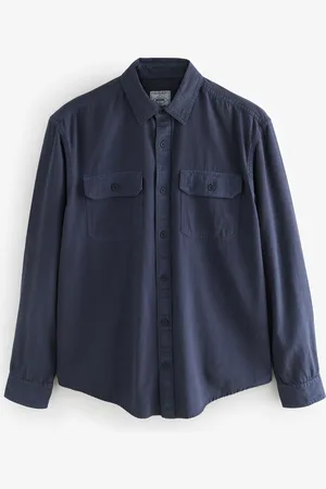 Next Cotton Tencel Blend Long Sleeve ShirtM