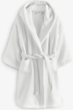 The White Company Hydrocotton White Robe5-6 lat