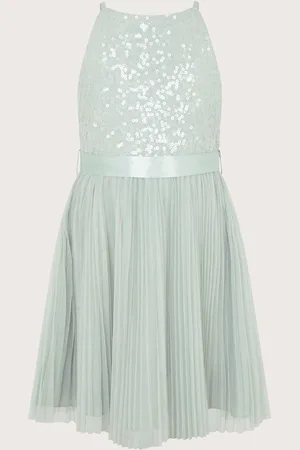 Monsoon Keita Embellished Plisse Dress12