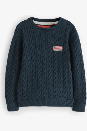 Superdry 100% Cotton Cable Knit Jumper110116 cm