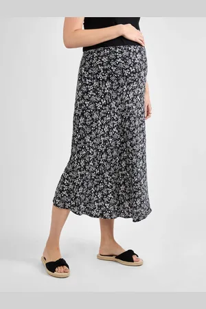 JoJo Maman Bébé Floral Maternity Midi SkirtM