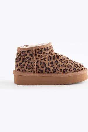 Next Suede Faux Fur Lined Pull On Ankle BootsEU 30.5 (UK 12)