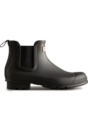 Hunter Mens Original Chelsea Boot Black WelliesEU 45 (UK 11)
