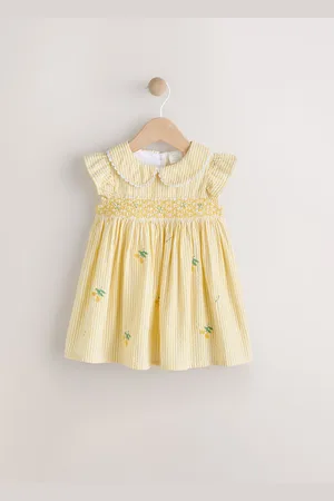 Next Baby 100% Cotton Embroidered Dress (0mths-2yrs)8692 cm
