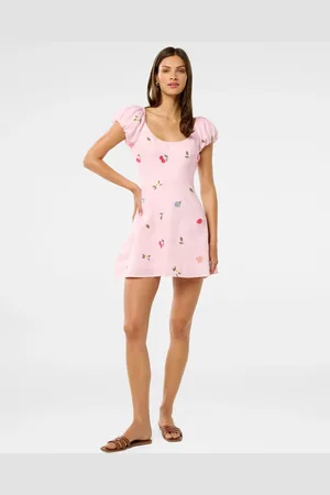 Forever New Pure Clara Embroidered Mini DressEU 44 (UK 16)