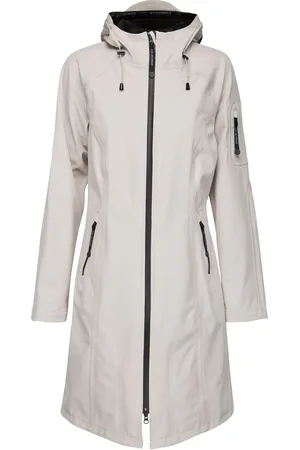 Ilse Jacobsen Waterproof Slim Fit Long Softshell Raincoat36