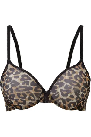 Gossard Glossies Sheer Leopard Moulded Bra70C