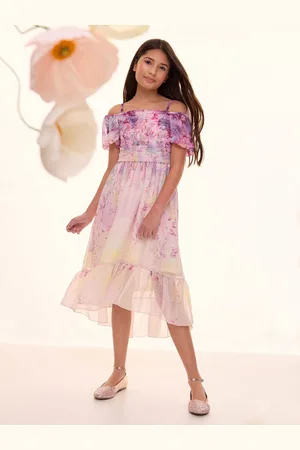 Lipsy London Ombre Cold Shoulder Maxi Dress (7-16yrs)12 lat (152 cm)