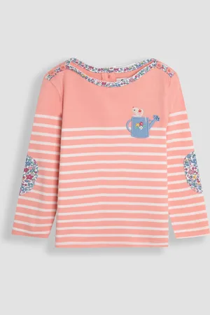JoJo Maman Bébé Appliqué Pocket Breton Top110116 cm