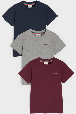 Paul Smith Boys Signature 100% Cotton T-Shirts 3 Pack2
