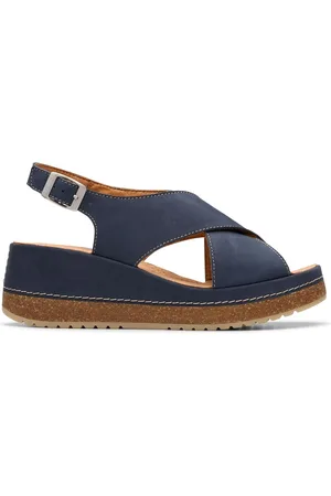 Clarks Nubuck Kassanda Step Sandals6 EU 39.5