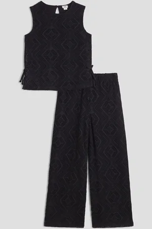 River Island Girls Lace Bow Side Top Set134140 cm
