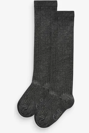 Clarks Boys Knee High Socks 2 PackUK 6