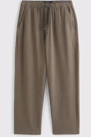Abercrombie & Fitch Baggy Pull On Brown TrousersXL