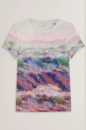 Ted Baker Kaytte Printed Fitted T-Shirt40