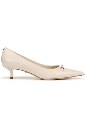 Sam Edelman Regular Fit Kaya 2 Kitten Heel White ShoesEU 42 (UK 9)