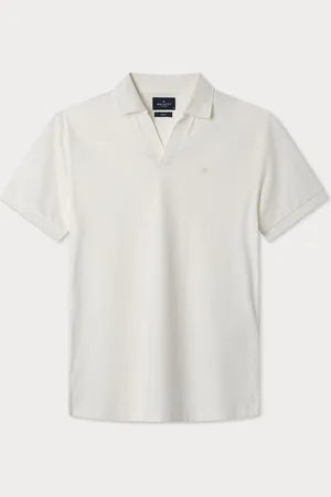 Hackett Soft Jersey Polo Shirt With Open Collar3X-L