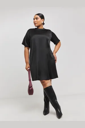 Simply Be Satin T-Shirt Dress42