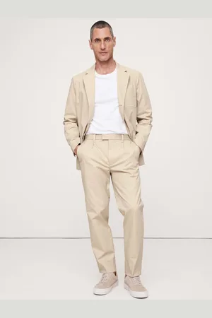 Banana Republic Pleated Cropped Italian Stretch Chinos34W x 31L (UK 34 R)