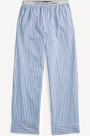 Ralph Lauren Blue Shirting Stripes 100% Cotton Sleep TrousersXL