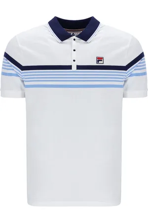 Fila Francis Yarn Dye Stripe 100% Cotton Polo ShirtX-Large