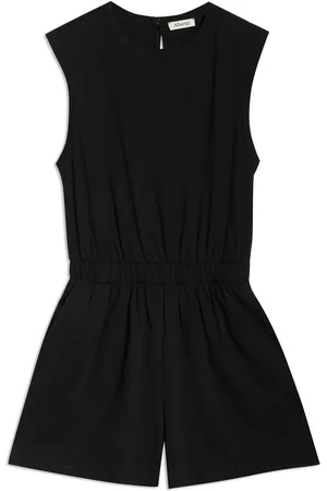 Albaray Tank Short 100% Cotton Black Playsuit44