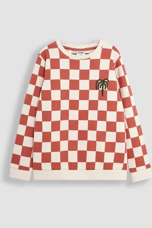 JoJo Maman Bébé Check Sweatshirt104110 cm