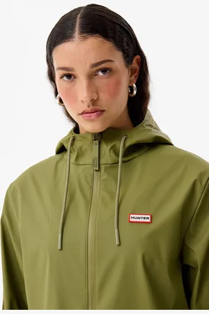 Hunter Water Resistant Zip Up RaincoatXL