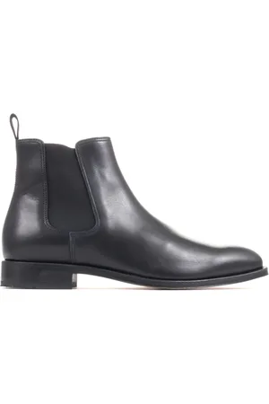 JONES BOOTMAKER Black Cheltenham Handmade Chelsea BootsEU 42 (UK 8)