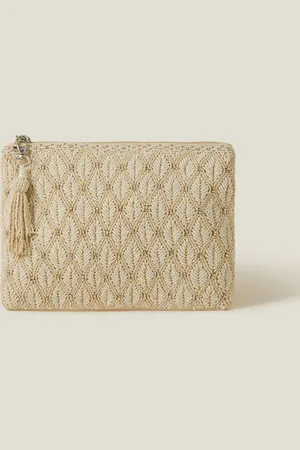 Accessorize Bridal Embellished Zip Clutch BagJeden