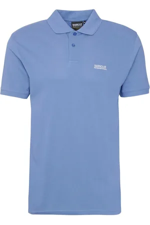 Barbour Blue Lightweight Pique Essential Polo ShirtXXL