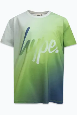 Hype . Boys Blue Fade Script Hoodie134140 cm