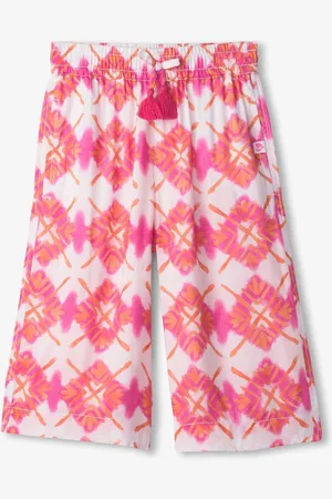 Hatley Painted Sunburst Wide Leg White Culottes140146 cm