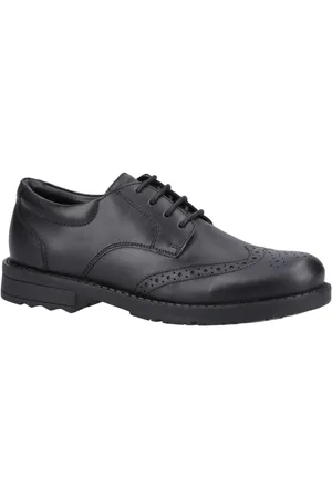 Hush Puppies Senior Brian Black Shoesuk4eu37