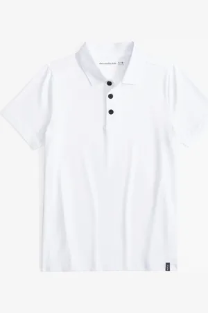 Abercrombie & Fitch White Polo Shirt7