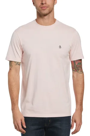 Original Penguin Koszulka Pin Point z logo, 100% bawełna2X-L