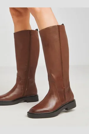 Simply Be Knee High Flat Stretch Detail Boots In Wide Fit Curvy CalfEU 37 (UK 4)