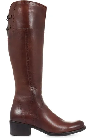 JONES BOOTMAKER Slim Fit Rachel Rider Brown BootsEU 40 (UK 7)