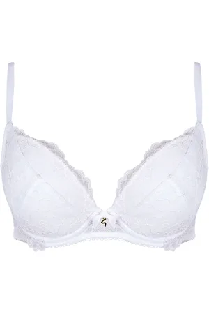 Gossard Koronkowy usztywniany biustonosz Superboost z głębokim dekoltem70E