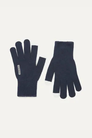 Sealskinz Niebieskie rękawiczki Hanworth Solo z wełny merynosówJeden